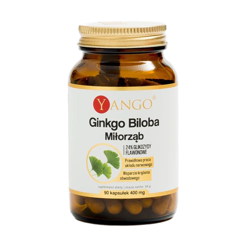Гінкго білоба Yango Ginkgo Biloba, 400 мг, 90 капсул